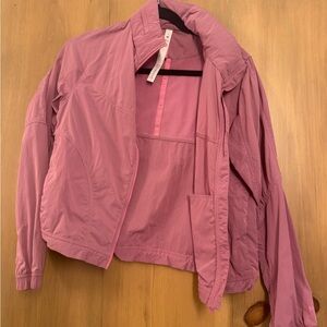 lululemon athletica Pink Lightweight Zip Jacket